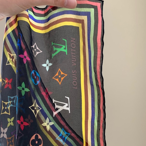 Louis Vuitton multicolor monogram bandana - Picture 8 of 16